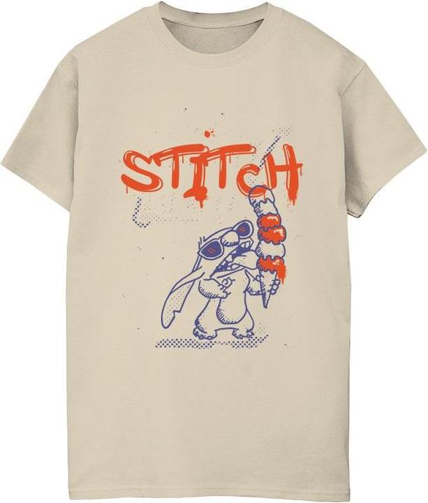 Disney Lilo & Stitch Ice Cream Boyfriend Fit TShirt