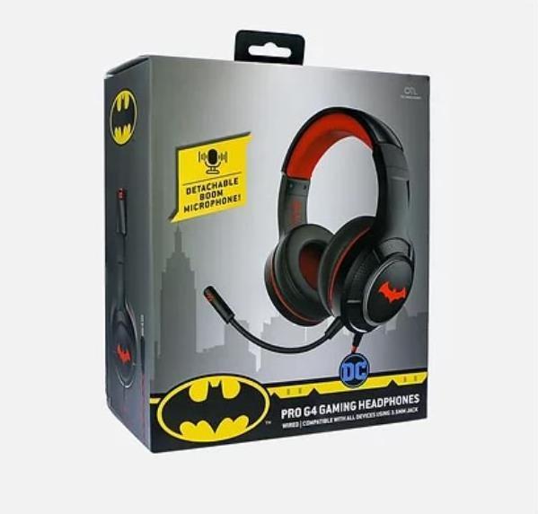 Immagine prodotto OTL Tecnologie DC Comics DC0905 Cuffie & Auricolare Wired Headband Gaming Nero, Rosso (Cablato)