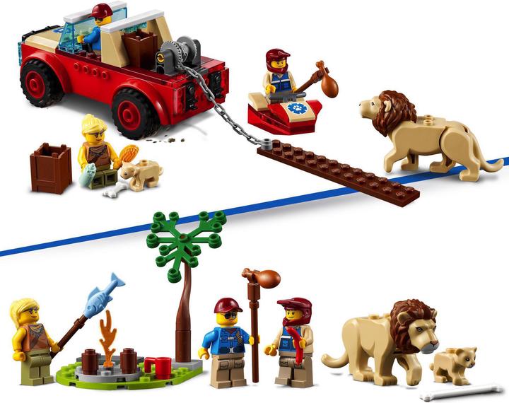 Actual product image LEGO City 60301 off road vehicle to rescue wildlife (60301, LEGO City)
