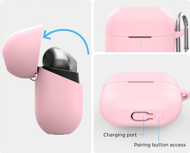 Produktbild Screenguard Samsung Galaxy Buds3 Pro Liquid Silicone Case Hülle mit Karabiner