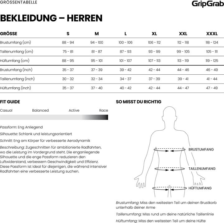 Nährwerte und Zutaten GripGrab Thermashell Water-Restant Bib Tights No Pad (XL)