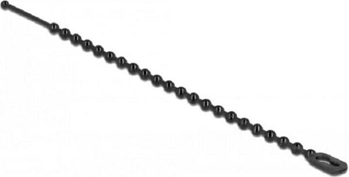 Produktbild Delock Blitzbinder wiederverwendbar L 100 x B 2,4 mm schwarz 100 Stück (Kunststoffkabelbinder, 100 mm, 100 Stk.)
