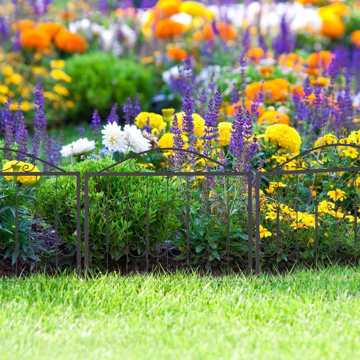 Image du produit Relaxdays 4x Clôture de parterre (1.40 cm)