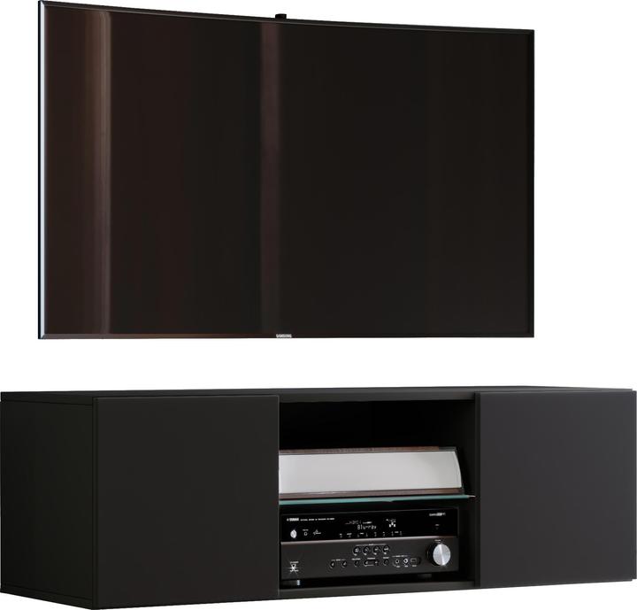 Actual product image VCM Wood TV wall lowboard television cabinet Jusa (95 x 36 x 40 cm)