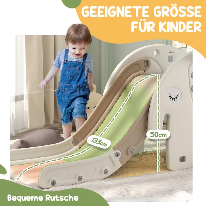 Actual product image Aiyaplay Kinderrutsche Kunststoff Cremeweiss