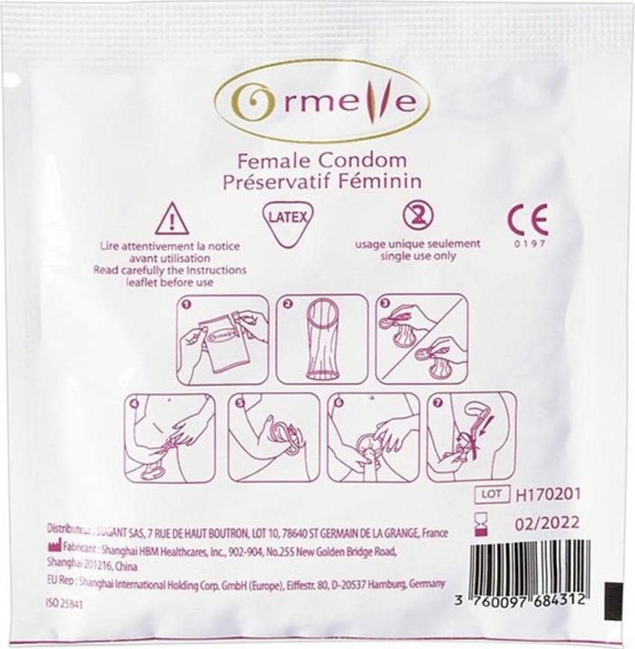 Image du produit Ormelle Préservatif féminin (5 pcs)