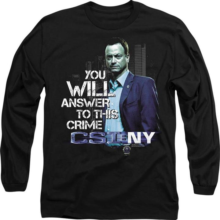 Immagine prodotto Csi: NY You Will Answer Maglietta Adulto Unisex (M)
