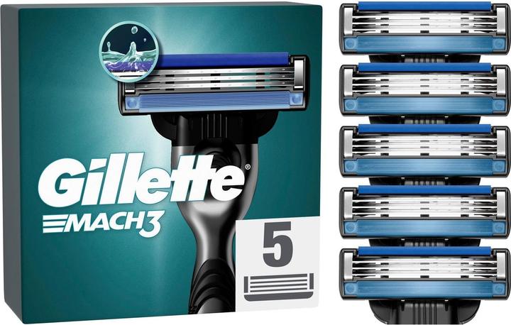 Gillette Rasierklingen Mach3 5Stk (1 x)