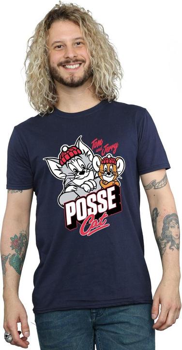 Immagine prodotto Tom & Jerry Posse Cat Maglietta Uomo (3XL)