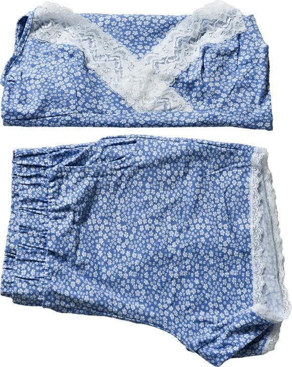Produktbild Maxte Baumwollspitzen Pyjama-Set Top & Shorts (XL)