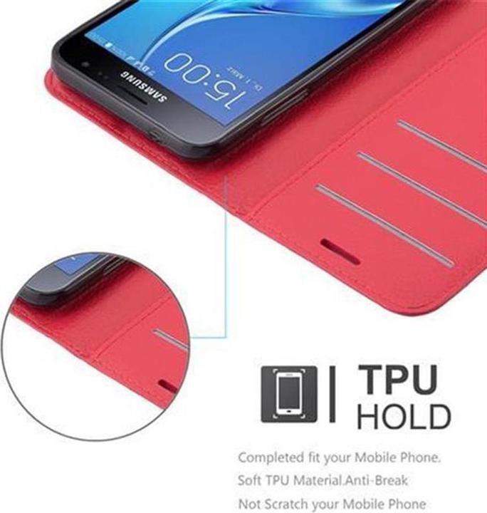 Produktbild Cadorabo Book mit Standfunktion Cover (Samsung Galaxy J3)