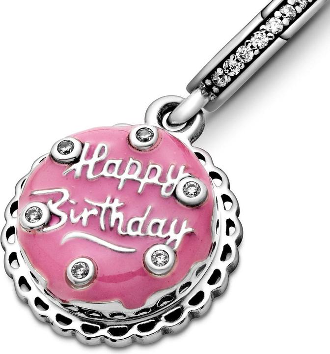 Image du produit Pandora Charm gâteau d'anniversaire (Argent sterling, Émail)