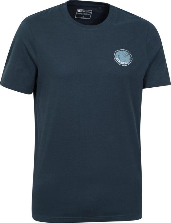 Actual product image Mountain Warehouse Mens Ben Nevis Tree Ring Organic T-Shirt (L)