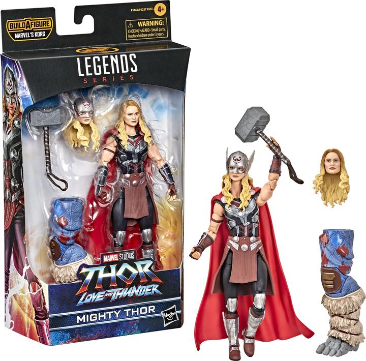 Immagine prodotto Hasbro Marvel Legends Thor: Amore e Tuono, figura d'azione di Mighty Thor da 15 cm, 4 accessori e 1