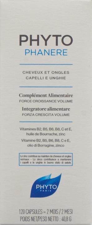 Produktbild Phyto Phytophanère Complément Alimentaire Kaps (120 Stück, Kapseln, 131 g)