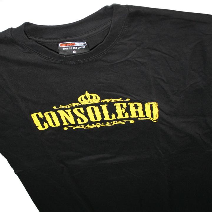 Produktbild GamersWear Sportswear, CONSOLERO T-Shirt, Schwarz (M) (5106-M) (M)