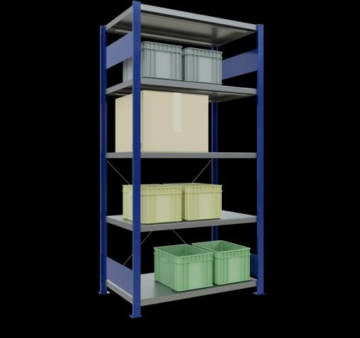 Immagine prodotto Schulte Lagertechnik MULTIplus330 sistema di scaffalatura di base senza viti con traversa