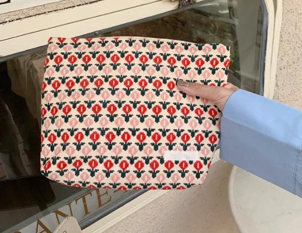 Produktbild Only-Bags.Store Grosses Fassungsvermögen Waschtasche Kupplung Kosmetiktasche Beutel Multifunktionale tragbare