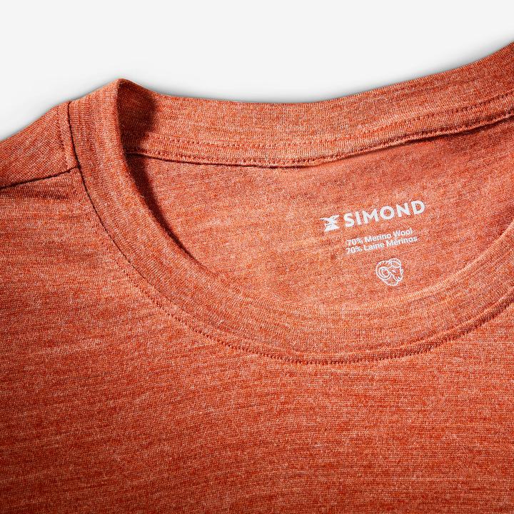 Actual product image Forclaz Merinoshirt Herren kurzarm - Merino Fresh braun (S)