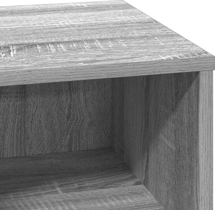 Produktbild VidaXL Grau Sonoma Holzwerkstoff Klein Nachttisch Rechteckig Modern (40 x 40 x 40 cm)