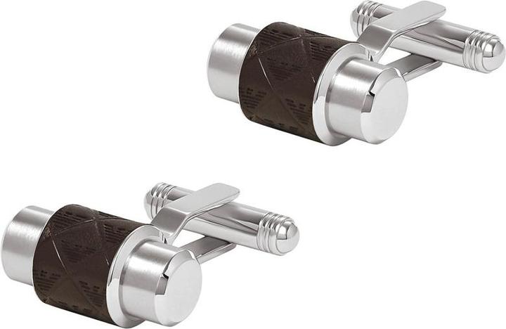 Emporio Armani Ansteckschmuck (Edelstahl, Leder)