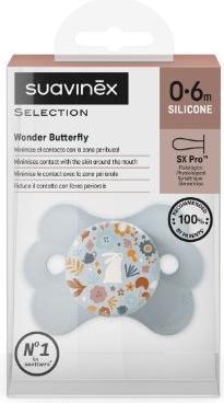 Actual product image Suavinex Schnuller Wonderland 0-6M blau (up to 6 M.)
