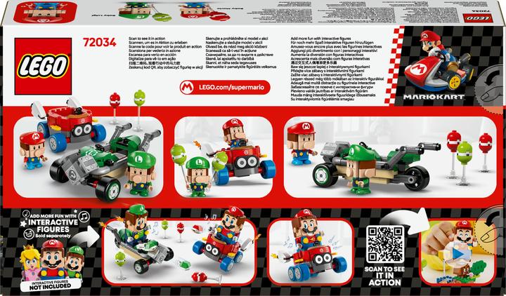 Produktbild LEGO Mario Kart - Baby Mario vs. Baby Luigi (72034, LEGO Super Mario)