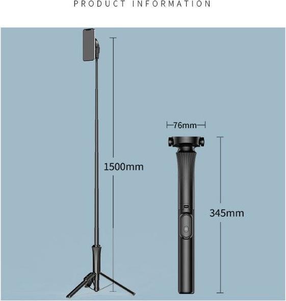 Immagine prodotto MU Classic Treppiede magnetico MagSafe Selfie Stick - Serie S