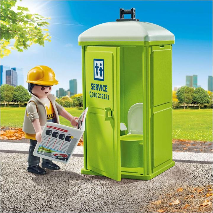 Actual product image Playmobil 71435 Mobile toilet (71435, Playmobil City Action)