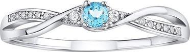 Silvego Silver Ring With Blue Topaz And Brilliance Zirconia Jjjr1100ts (52)