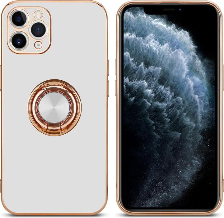 Produktbild Cadorabo Hülle für Apple iPhone 11 PRO im TPU mit Kameraschutz und Ring LM089 Style (Apple iPhone 11 Pro)