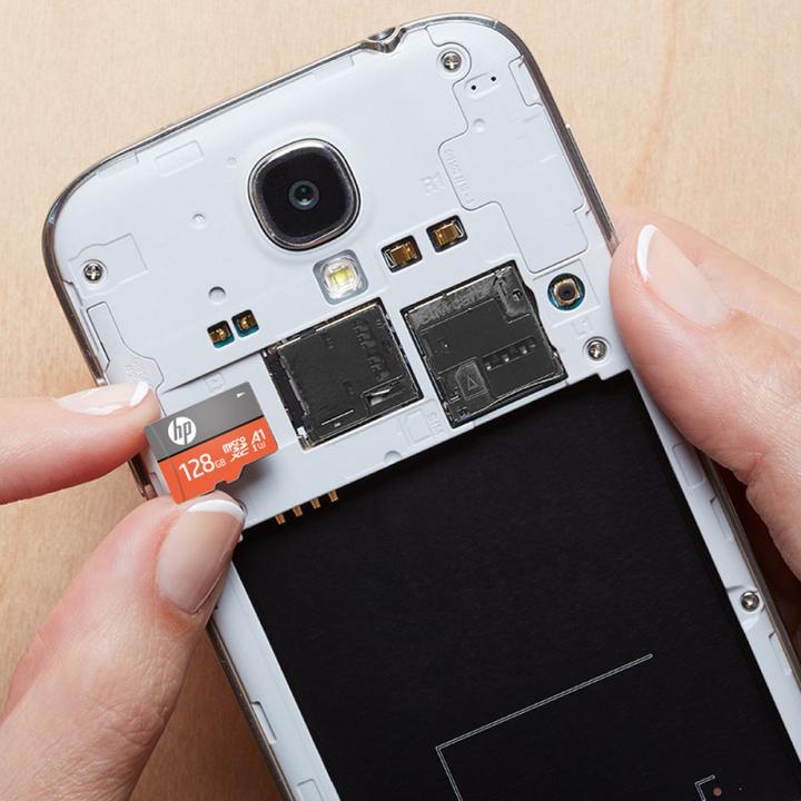 Actual product image HP SDU U3 Micro SD A1 card 128GB (128 GB, microSDXC, UHS-III)