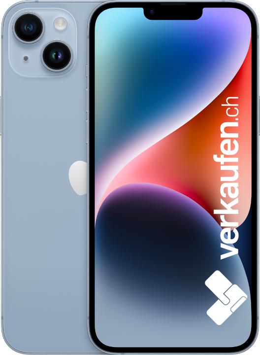 Image du produit verkaufen.ch iPhone 14 Plus (128 Go, Bleu, 6.70", 12 Mpx, SIM + eSIM, A / Comme neuf)