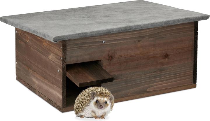 Actual product image Relaxdays Hedgehog House