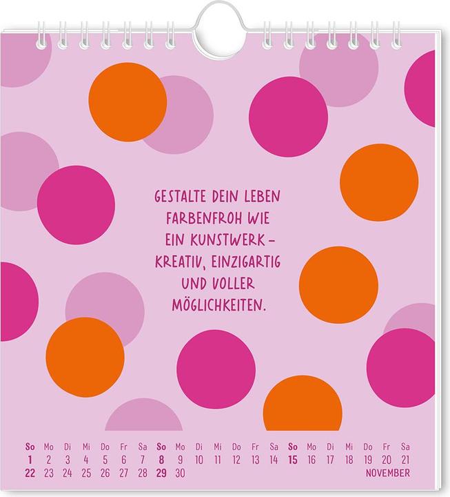 Produktbild Postkartenkalender 2026 Herzensjahr (16 x 17 cm, Harter Einband, Deutsch)