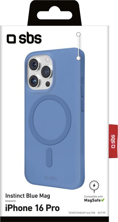 Productafbeelding SBS Instinct hoes met MagSafe voor iPhone 16 Pro blauw (Apple iPhone 16 Pro)