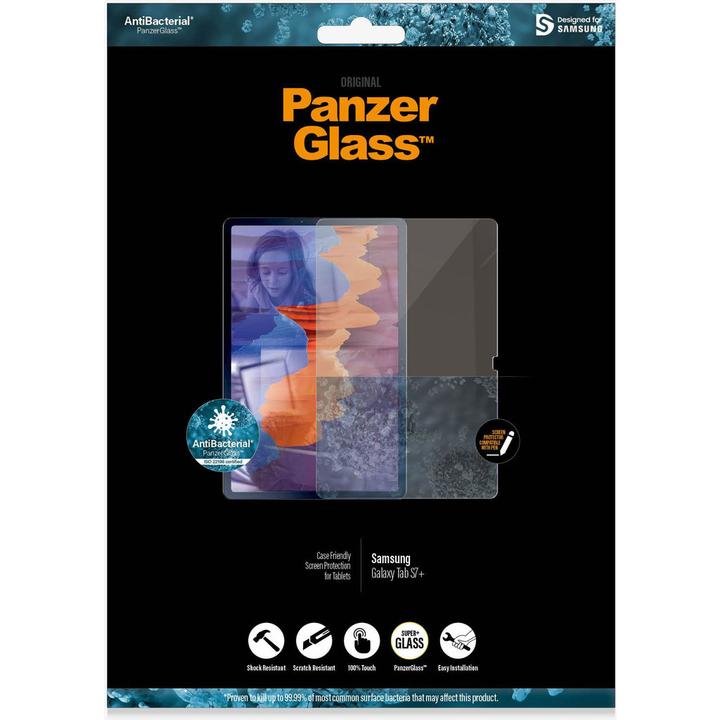 Image du produit PanzerGlass Ultra-Wide Fit (1 pièce(s), Galaxy Tab S7+, Galaxy Tab S8+, Galaxy Tab S9 FE+, Galaxy Tab S9+, Galaxy Tab S10+)