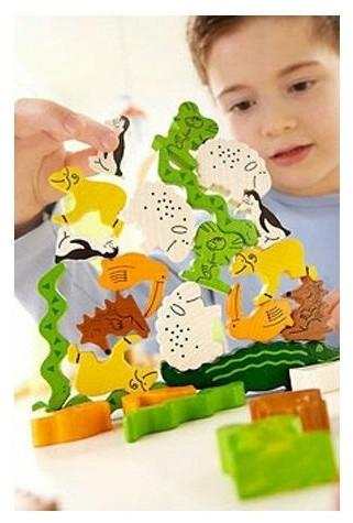 Image du produit Haba Jeu de plateau 'Pyramide d'animaux'. Version en grec 3212 de 5 ans et plus (Grec)