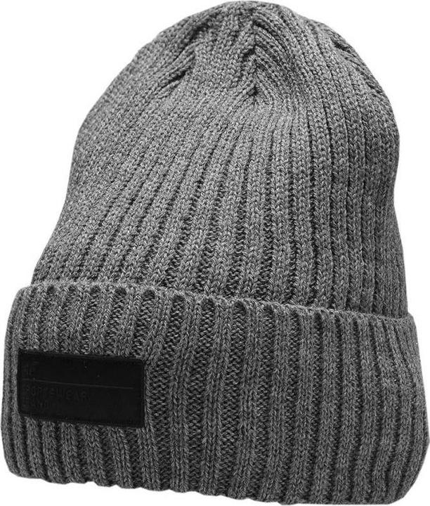 4F Czapka Herren Mittelgrau Melange H4Z22 CAM013 24M (L)