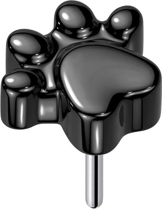 Immagine prodotto Star Piercing Zampa nera senza filo (senza ottone, Titanio G23)