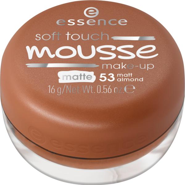 essence soft touch mousse make-up (53 matt almond)