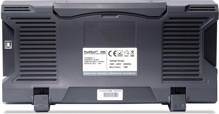 Actual product image Peaktech P 1337 Digital storage oscilloscope