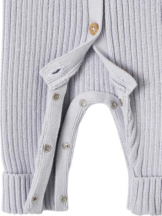 Actual product image Vertbaudet Baby-Set: gerippter Strickoverall & Mütze mit Ohren (74)
