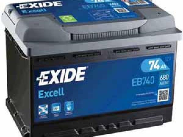 Actual product image Exide Excell (12 V, 74 Ah, 680 A)
