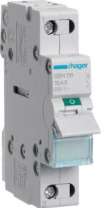 Hager 1P 1module Stromunterbrecher