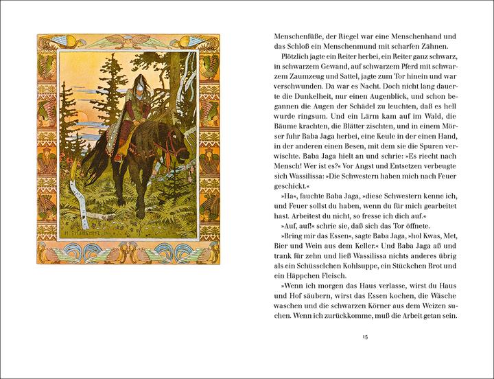 Produktbild »Wassilissa, die Wunderschöne« (Deutsch, Elisabeth Borchers, Iwan Bilibin, 2019)