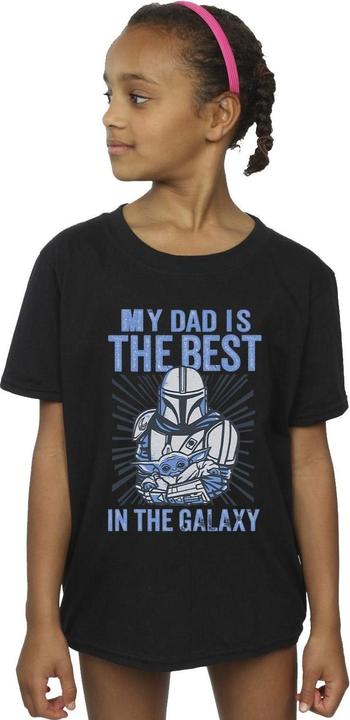 Immagine prodotto Star Wars Mandalorian Best Dad Maglietta Ragazze (104)