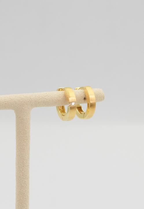 Produktbild Muau Creolen (750/18 K Gelbgold)
