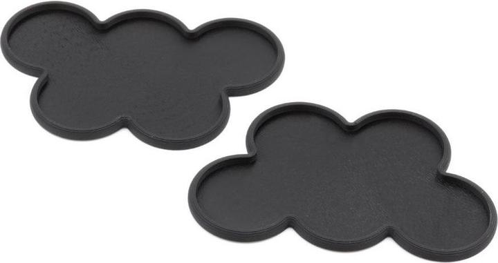 Produktbild Tabletop-Art Movement Tray Rounded Edge 32 mm 5 s Cloud – Schwarz 2 Stk.