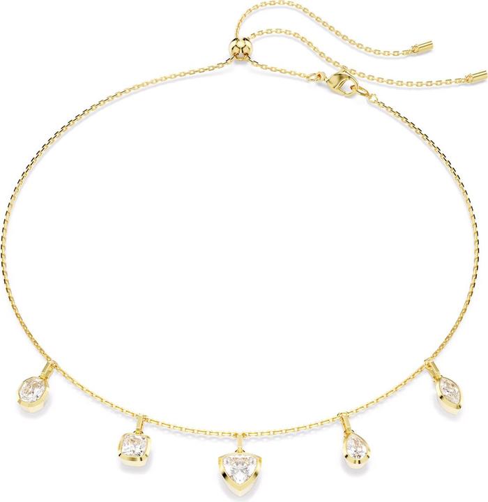 Immagine prodotto Swarovski Imber Halskette Verschiedene Schliffe Weiss Gold